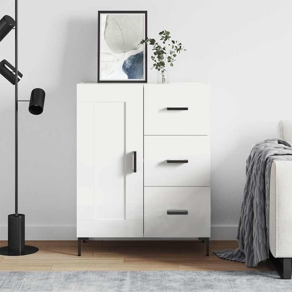 vidaXL Sideboard Weiß 69,5x34x90 cm Holzwerkstoff
