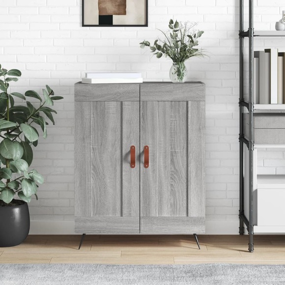 vidaXL Sideboard Grau Sonoma 69,5x34x90 cm Holzwerkstoff