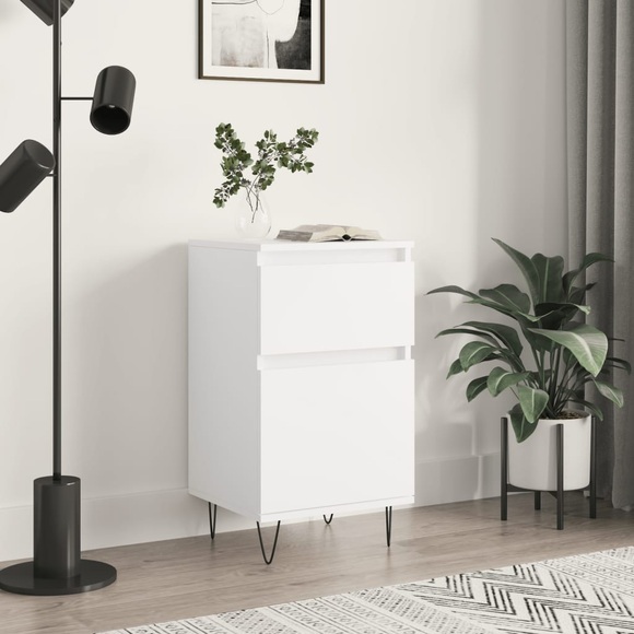 vidaXL Sideboard Weiß 40x35x70 cm Holzwerkstoff