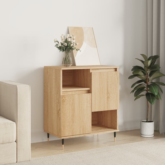 vidaXL Sideboard Sonoma-Eiche 60x35x70 cm Holzwerkstoff