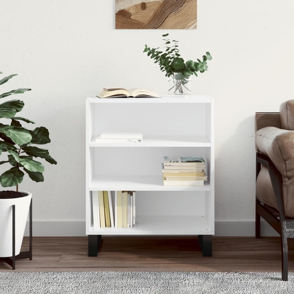 vidaXL Sideboard Weiß 57x35x70 cm Holzwerkstoff