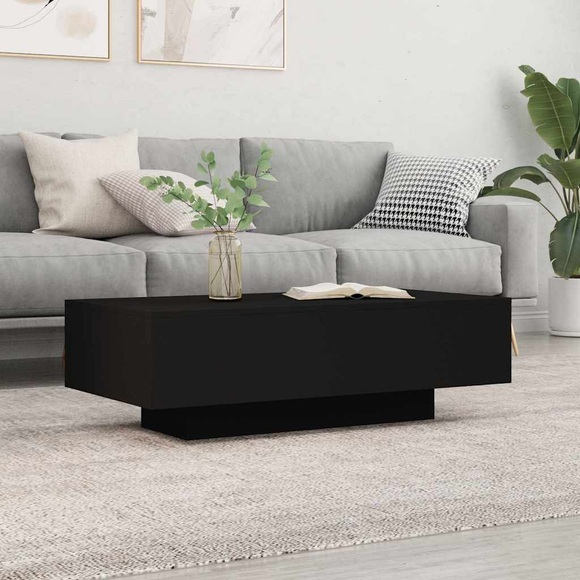 vidaXL Couchtisch Schwarz 100x49,5x31 cm Holzwerkstoff