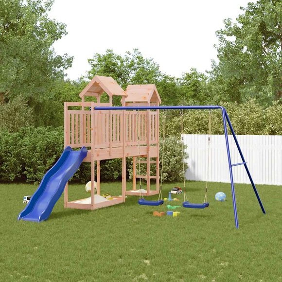 vidaXL Spielturm Massivholz Douglasie