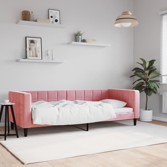 vidaXL Tagesbett Rosa 80x200 cm Samt