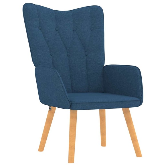 vidaXL Relaxsessel 62x68,5x96 cm Blau Stoff