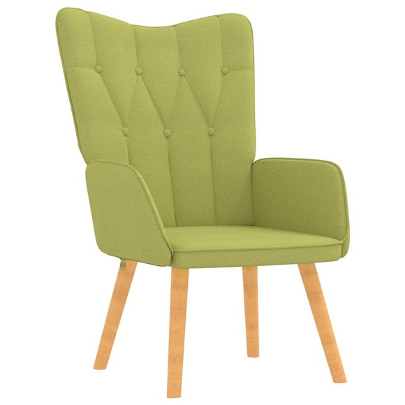 vidaXL Relaxsessel 62x68,5x96 cm Grün Stoff