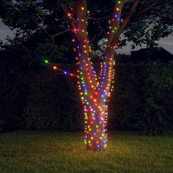 vidaXL Solar-Lichterkette Indoor Outdoor 5 Stk. 5x200 LED Bunt