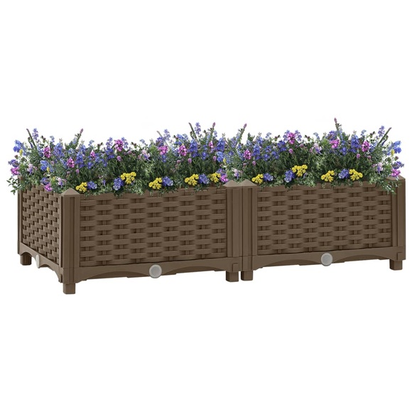 vidaXL Hochbeet 80x40x23 cm Polypropylen