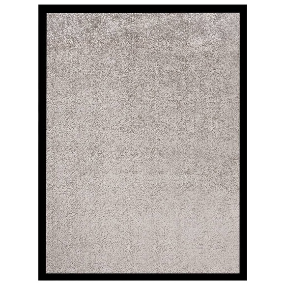 vidaXL Fußmatte Grau 40x60 cm
