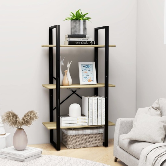 vidaXL Lagerregal Sonoma-Eiche 60x30x105 cm Spanplatte