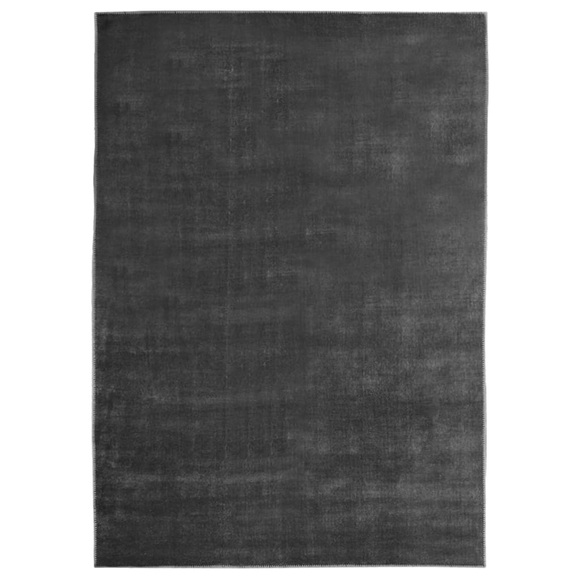 vidaXL Teppich Waschbar Faltbar Anthrazit 140x200 cm Polyester