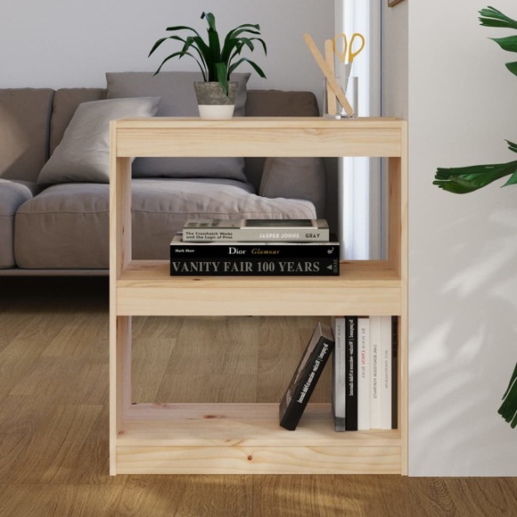 vidaXL Bücherregal/Raumteiler 60x30x71,5 cm Massivholz Kiefer