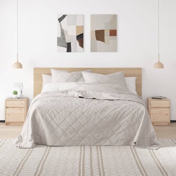 vidaXL Nachttische 2 Stk. 40x31x50 cm Massivholz Kiefer