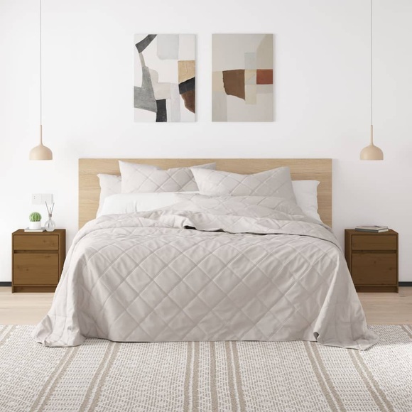 vidaXL Nachttisch Honigbraun 40x31x50 cm Massivholz Kiefer