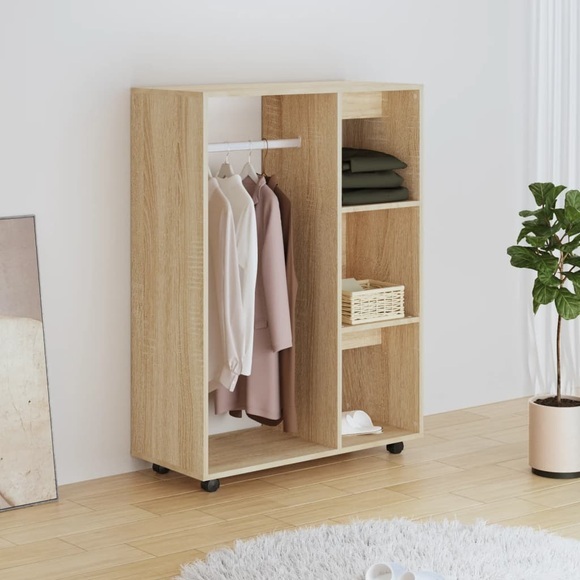 vidaXL Kleiderschrank Sonoma-Eiche 80x40x110 cm Spanplatte