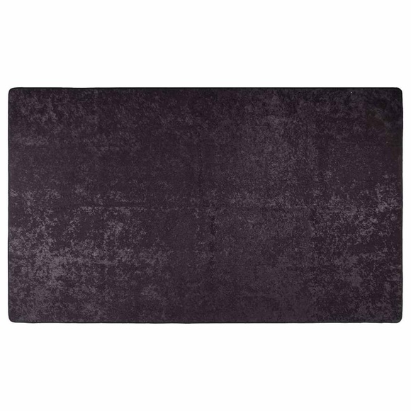 vidaXL Teppich Waschbar 120x180 cm Anthrazit Rutschfest