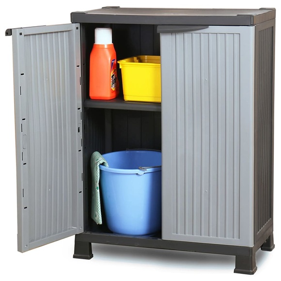 vidaXL Kunststoffschrank 68x39x92 cm