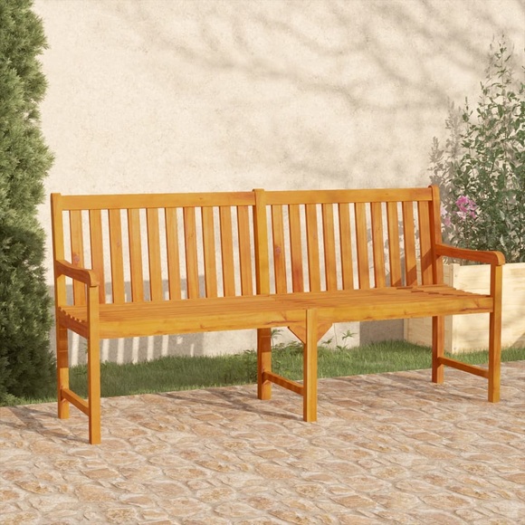 vidaXL Gartenbank 180 cm Massivholz Akazie