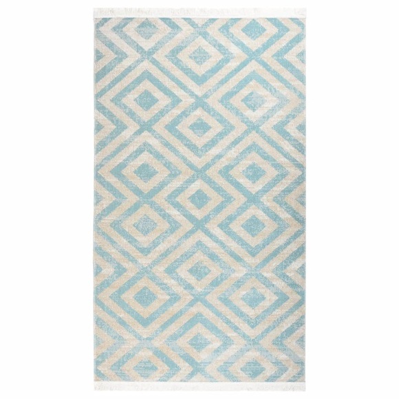 vidaXL Outdoor-Teppich Flachgewebe 115x170 cm Grün und Beige
