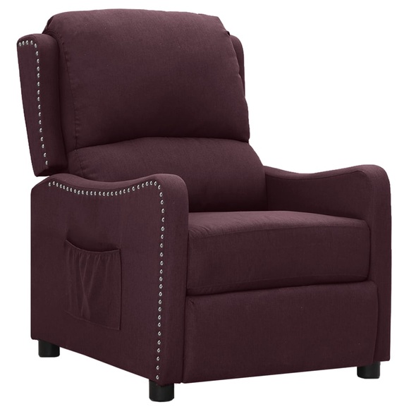 vidaXL Relaxsessel Lila Stoff