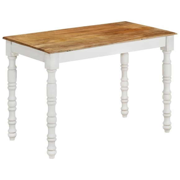 vidaXL Esstisch 110x60x76 cm Massivholz Mango
