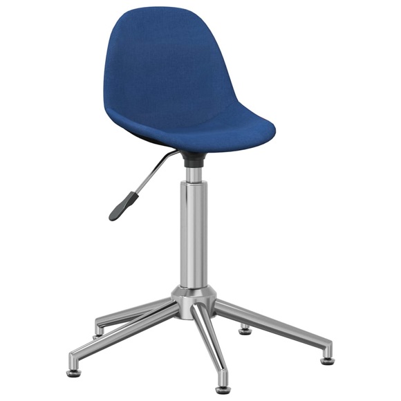 vidaXL Esszimmerstuhl Drehbar Blau Stoff