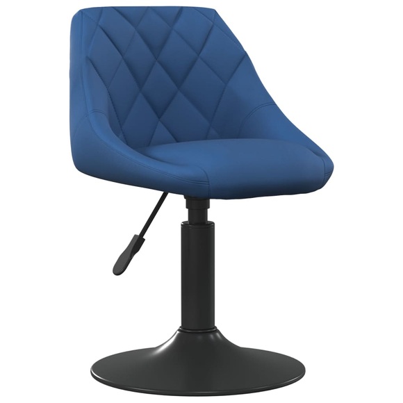 vidaXL Esszimmerstuhl Blau Samt