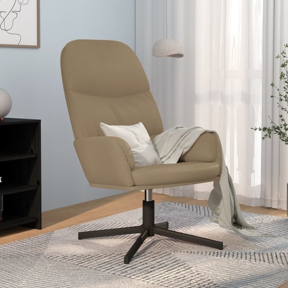 vidaXL Relaxsessel Cappuccino-Braun Kunstleder