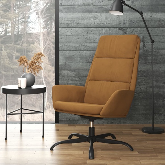 vidaXL Relaxsessel Braun Samt