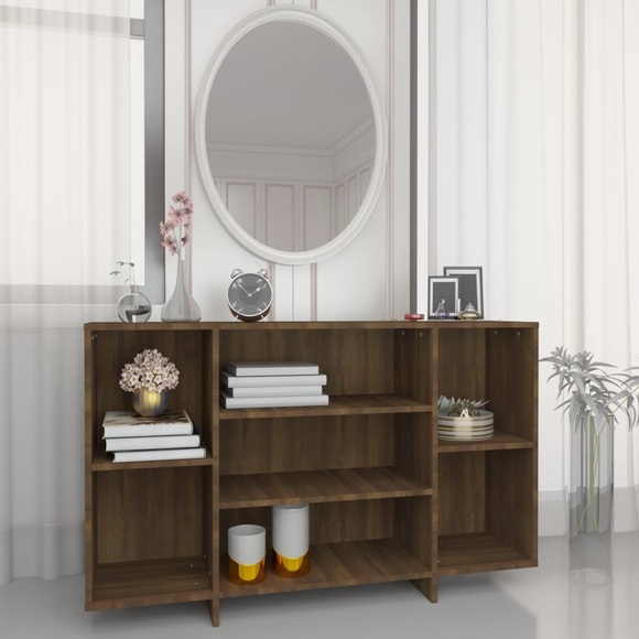 vidaXL Sideboard Braun Eichen-Optik 120x30x75 cm Holzwerkstoff