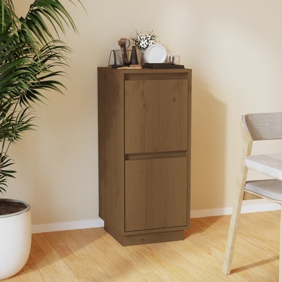 vidaXL Sideboard Honigbraun 31,5x34x75 cm Massivholz Kiefer