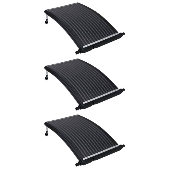 vidaXL Gebogene Solar-Heizungen für Pool 3 Stk. 110x65 cm