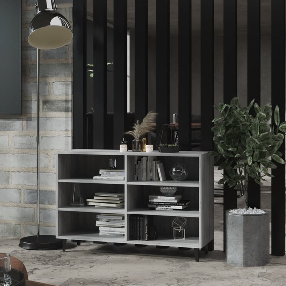 vidaXL Sideboard Grau Sonoma 103,5x35x70 cm Holzwerkstoff