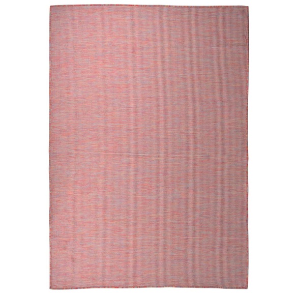 vidaXL Outdoor-Teppich Flachgewebe 160x230 cm Rot