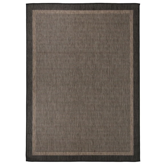 vidaXL Outdoor-Teppich Flachgewebe 200x280 cm Dunkelbraun