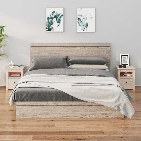 vidaXL Nachttische 2 Stk. 40x35x49 cm Massivholz Kiefer
