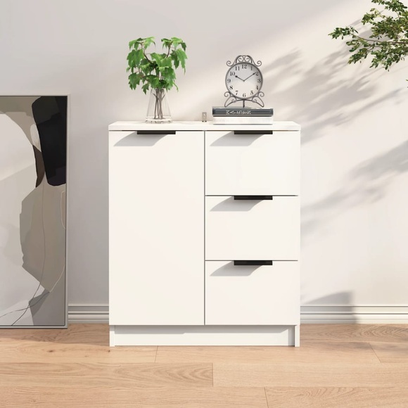 vidaXL Sideboard Weiß 60x30x70 cm Holzwerkstoff
