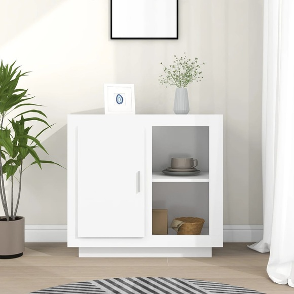 vidaXL Sideboard Weiß 80x40x75 cm
