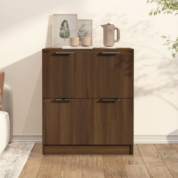 vidaXL Sideboard Braun Eichen-Optik 60x30x70 cm Holzwerkstoff