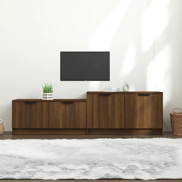 vidaXL TV-Schrank Braun Eichen-Optik 158,5x36x45 cm Holzwerkstoff