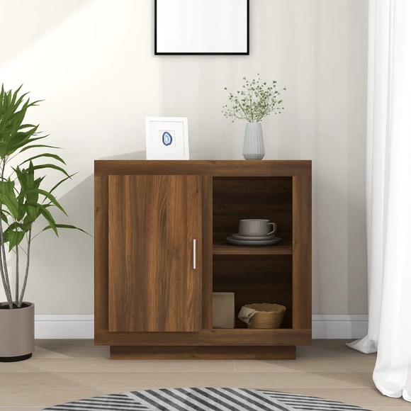 vidaXL Sideboard Braun Eiche 80x40x75 cm