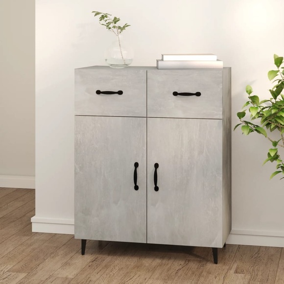 vidaXL Sideboard Betongrau 69,5x34x90 cm Holzwerkstoff