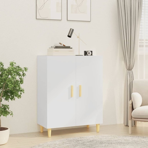 vidaXL Sideboard Weiß 70x34x90 cm Holzwerkstoff