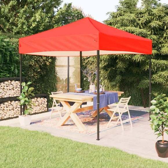 vidaXL Partyzelt Faltbar Rot 2x2 m