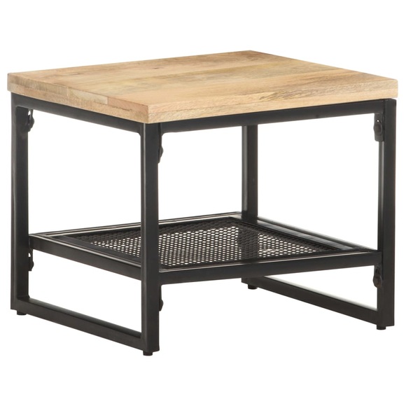 vidaXL Beistelltisch 40x40x35 cm Massivholz Mango