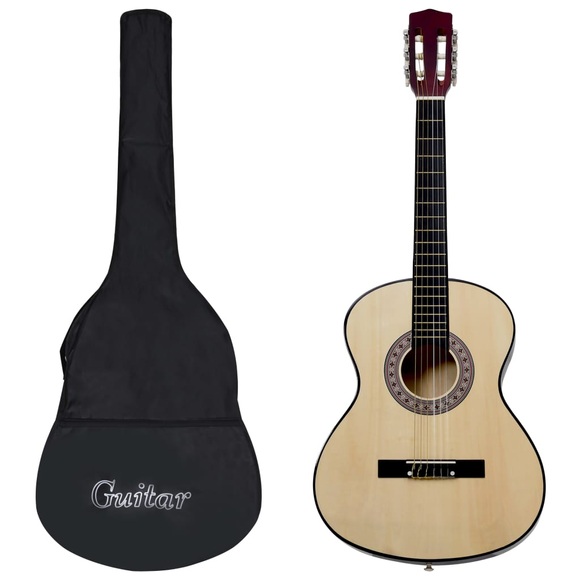vidaXL Klassikgitarre für Anfänger mit Tasche 3/4 36