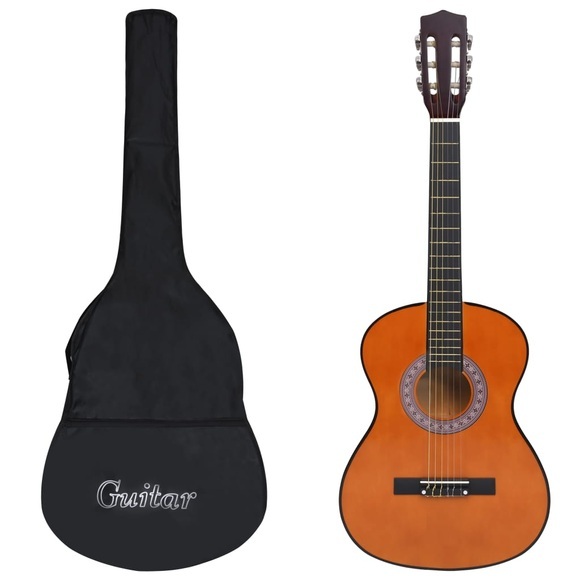 vidaXL Klassikgitarre für Anfänger mit Tasche 3/4 36