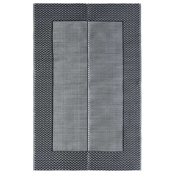vidaXL Outdoor-Teppich Grau 120x180 cm PP