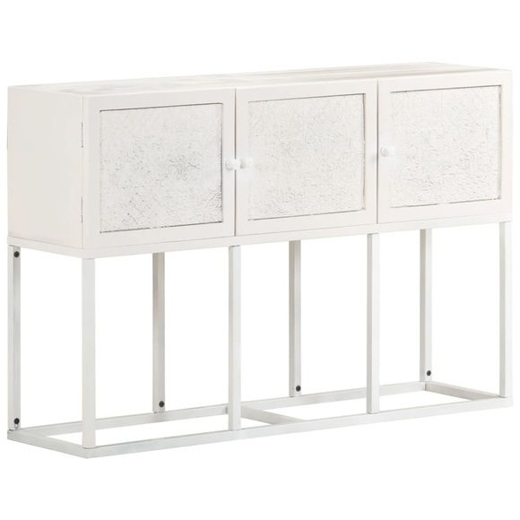 vidaXL Sideboard 115x30x76 cm Mango Massivholz