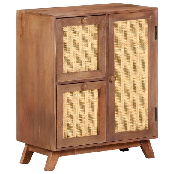 vidaXL Sideboard 60x35x75 cm Massivholz Mango